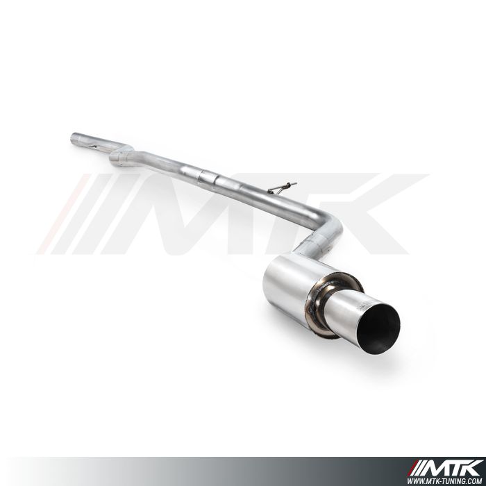 Catback avec tube intermediaire Toyota Supra A90 - 3.0T Non-GPF (ROW)